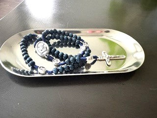 Rosary Platter (rosary sold separately)